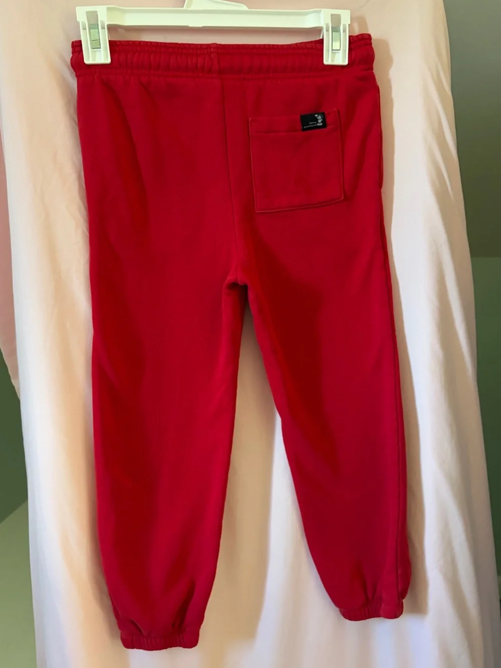 GAP x Disney Kids Red Sweatpants with Drawstring size small